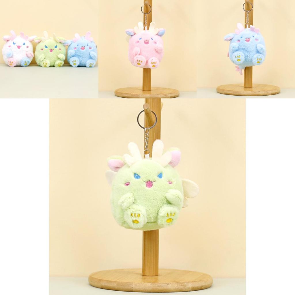 Очаровательный плюшевый брелок-дракончик, милый пухлый монстрик, мягкая игрушка для пар