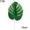 10 шт. искусственные растения поддельные листья монстеры для декора стен гостиной и вечеринки