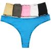 Women's Sexy G-strings Thongs Striped Women Underwear Cotton Panties Ladies T-Back Tangas 6 pcs/Lot