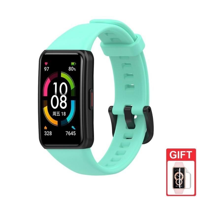 Сменный силиконовый ремешок для браслета Huawei Band 6, сменные ремешки для браслета, аксессуары для Honor Band 7 6