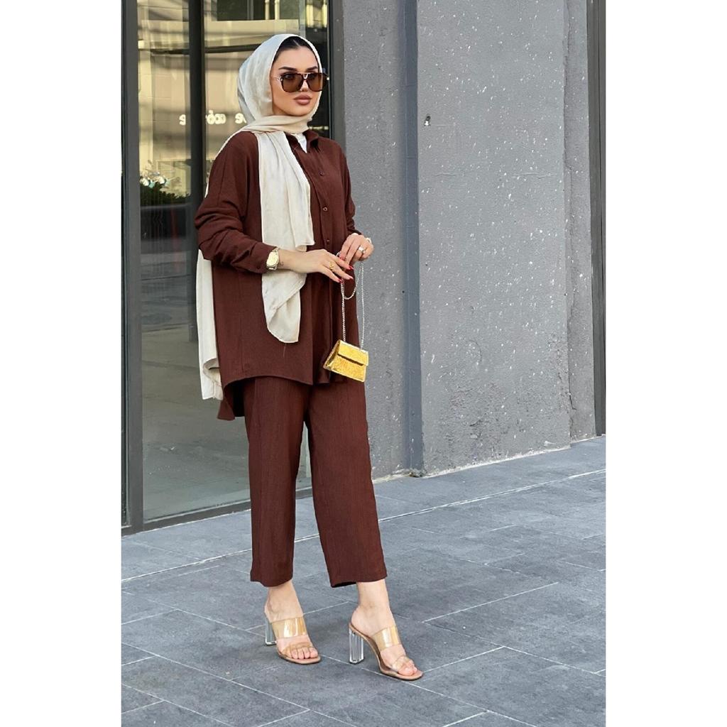 Women's Hijab Suit With Trousers