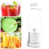 Электрическая соковыжималка объемом 380 мл, перезаряжаемая, смузи-машина с 6 лезвиями, дорожная бутылка без бисфенола А для льда, фруктов, овощей, портативный блендер для домашнего/уличного использования