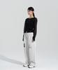 Peijeuhwaiteu [Phase_5] Numbering Straight Sweatpants _Light Melange / 8802026-Lp[P