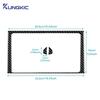 For Toyota RAV4 2019-2025 Carbon Fiber Central Screen Decor Frame Anti Scratch Center Console Interior Protector Car Accessories