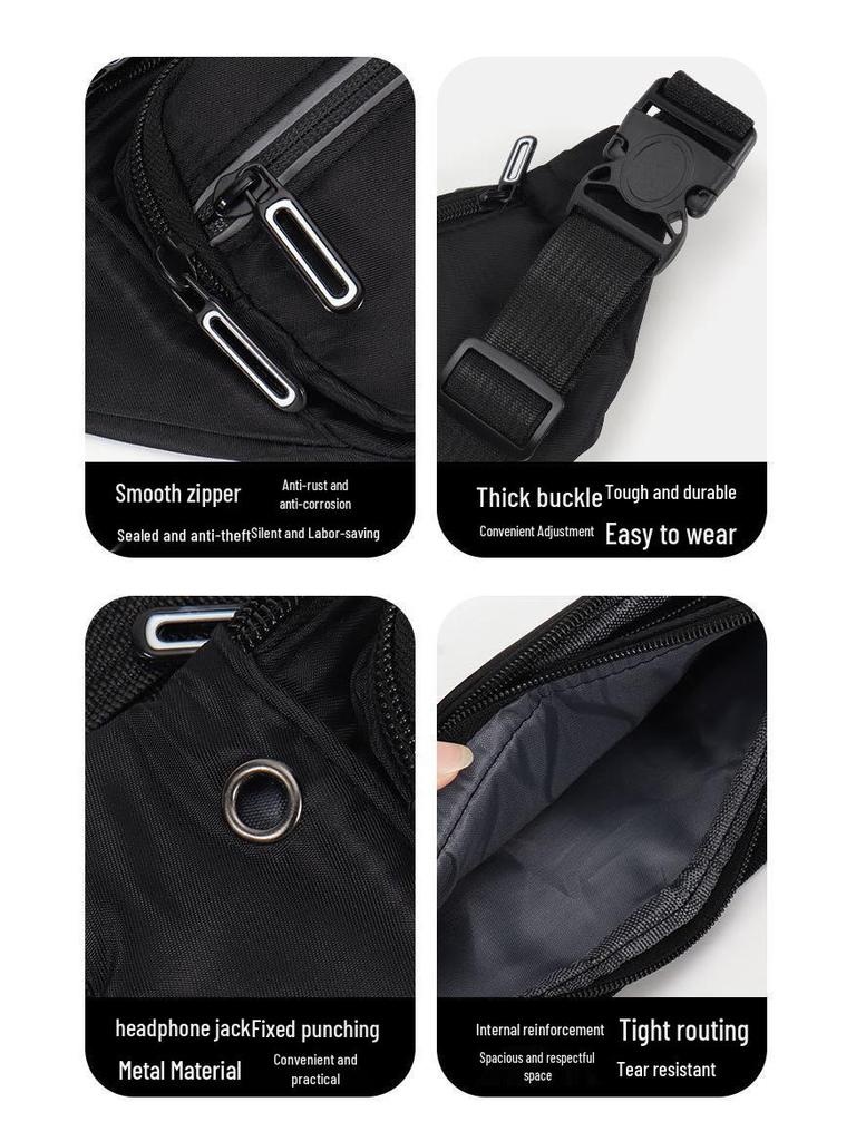 Водонепроницаемая многофункциональная поясная сумка для бега для мужчин и женщин - износостойкая, большой вместимости для телефонов и наличных