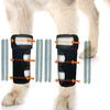 1PC Metal Strips Dog Front Leg Brace Reflective Strips Joint Support Portable Knee Brace