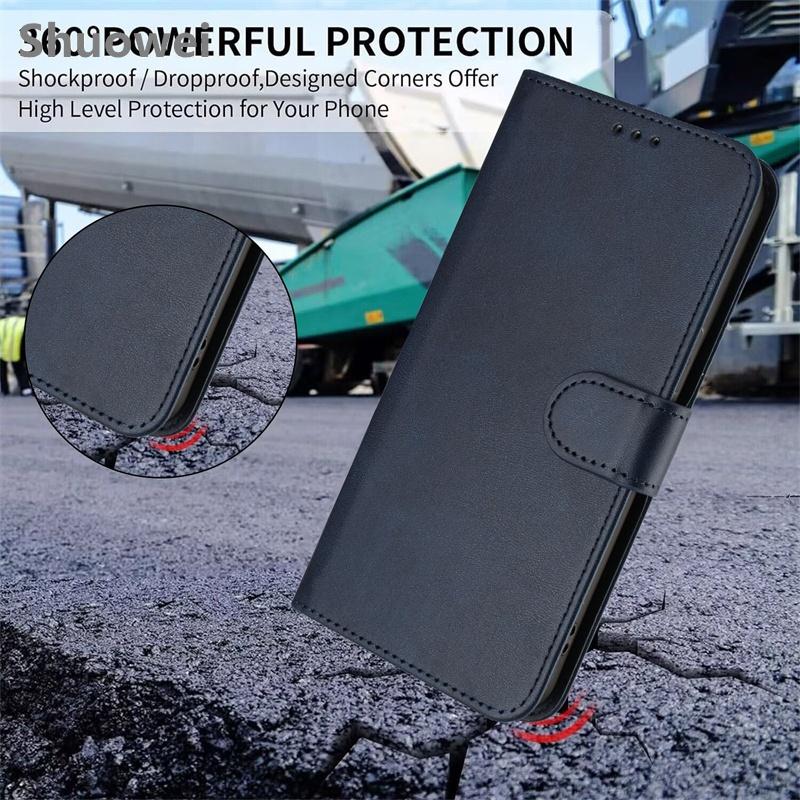 For OPPO A5 A5i A5X A15 A15S A35 A54 A55 A55S A74 A94 A95 Pro 2020 2021 4G 5G Flip Leather wallet Case Protection Card Holder Cover