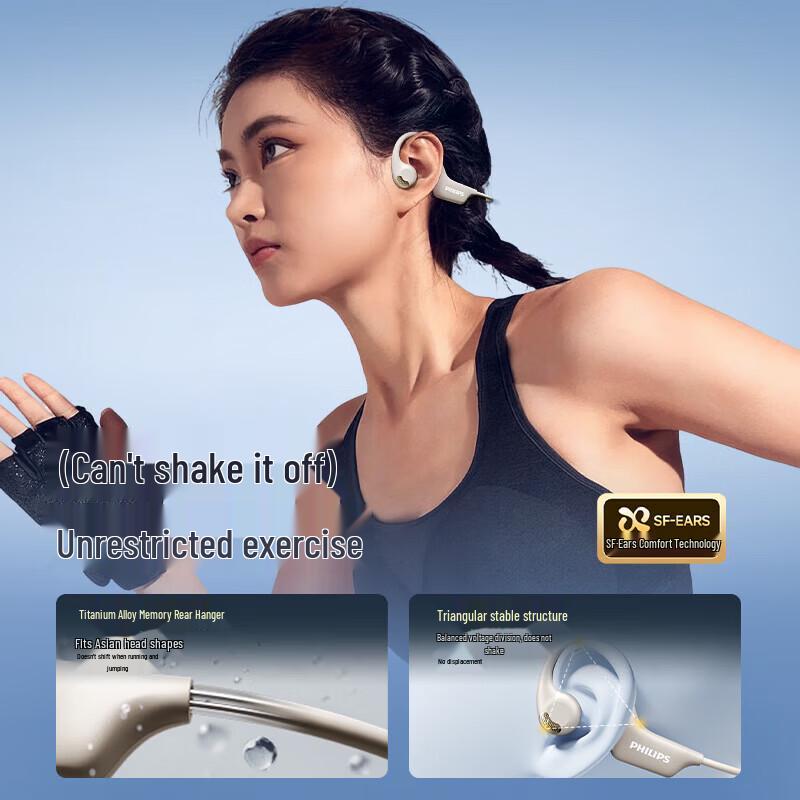 Philips TAA1708 Bone Conduction Open-Ear Sport Headphones