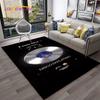 Музыка Искусство 3D Виниловая Пластинка Ретро Ковер Коврик для Дома Гостиной Спальни Дивана Придверный Коврик Декор, Ковер для Детской Игровой Зоны Нескользящий Напольный Коврик