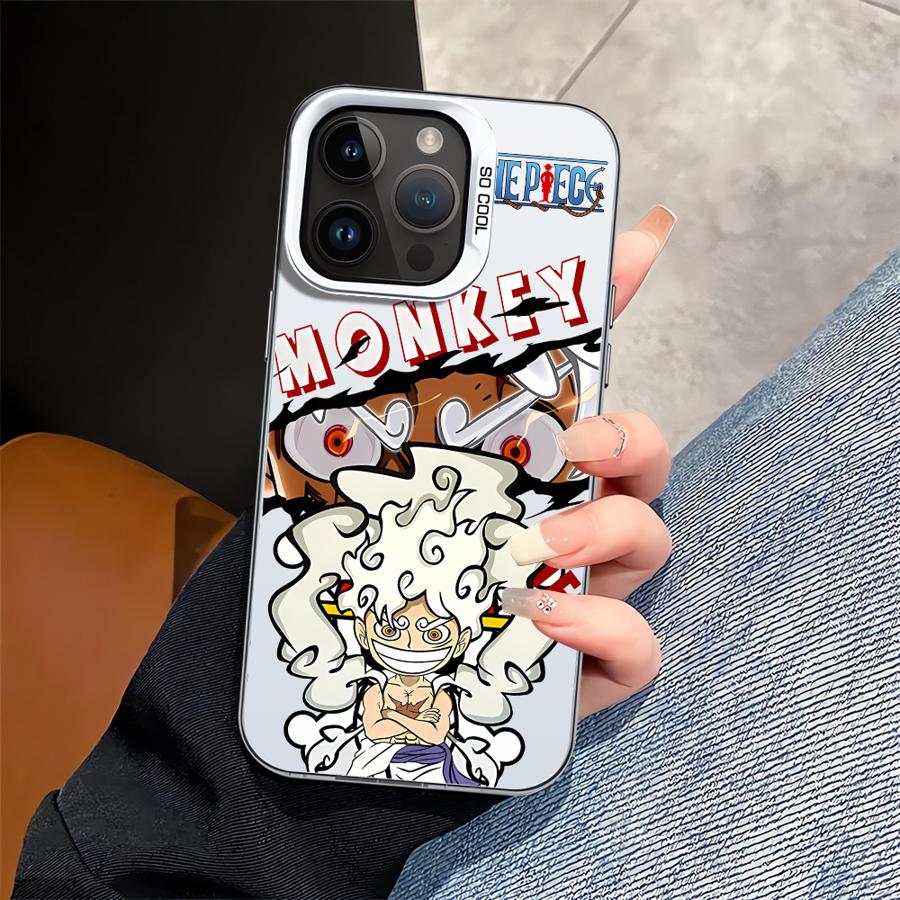 Case for iPhone 16e 11 12 13 Pro Max 14 15 16 Plus 17 Air Soft Shell One Piece Luffy Zoro