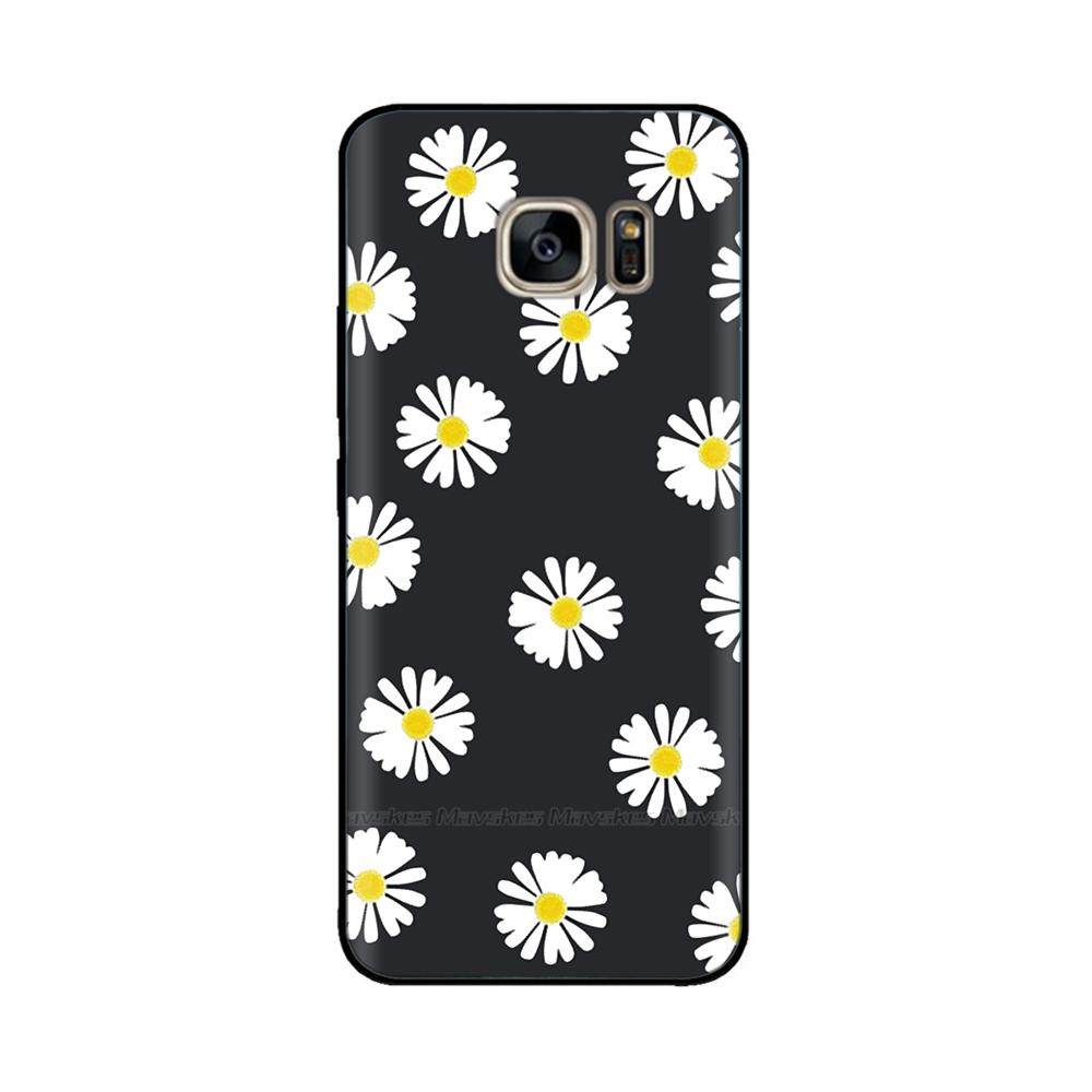 Черный силиконовый чехол для Samsung Galaxy S6 Edge Чехол Мягкая ТПУ крышка для Samsung Galaxy S6 S 6 Edge Чехол Крышка Бампер Coque Para