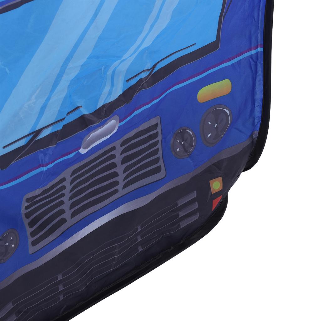 Детская игровая палатка для дома и улицы, Pop-up игровой домик, Легко устанавливается, Складывается для 4 детей, Прочная водонепроницаемая ткань с сумкой для хранения, Для чтения, сна, Синий автомобиль