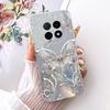 For Oppo A5 Pro A5X A5 4G 5G / Oppo K13x Global Phone Case Clear Soft TPU Bumper Cover Cat Cartoon Luxury Butterfly Flower Funda