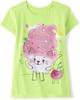 Children T-Shirt Girls' Short Sleeve Graphic T-Shirt Girls' Funny Ice Cream Print Clothing