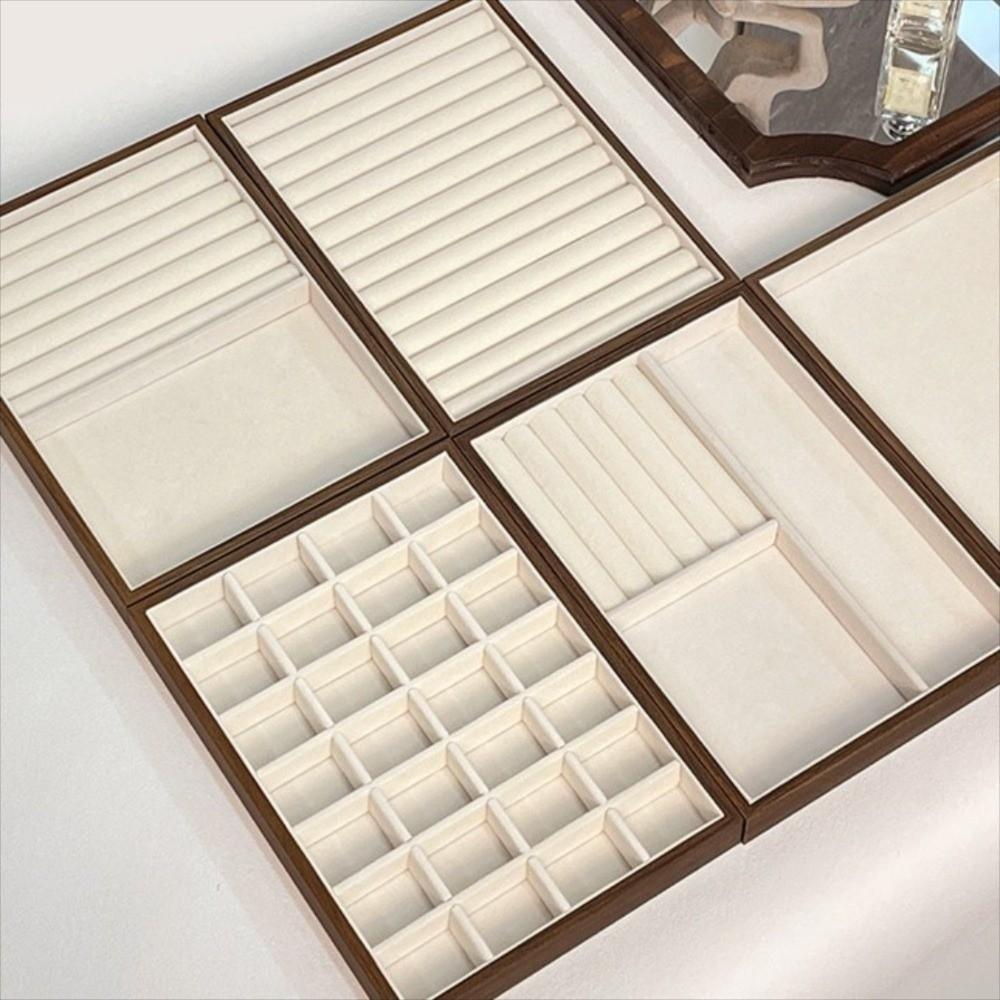Multifunctional Grain Jewelry Tray Retro Display Jewelry Holder Jewelry Box Display Props