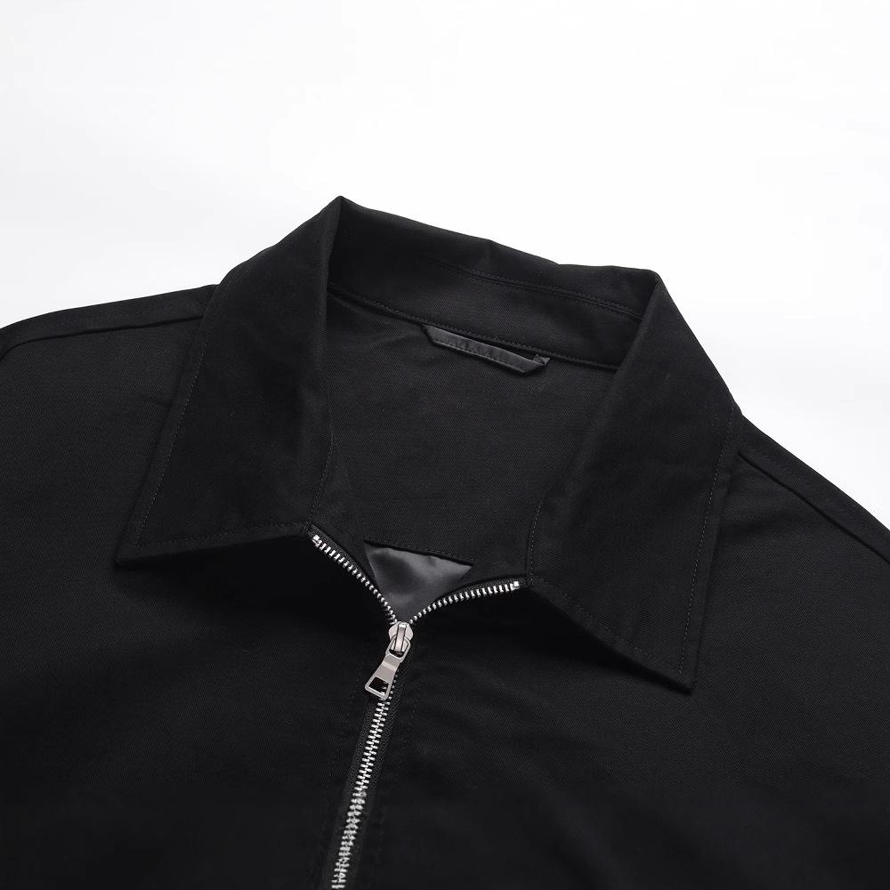 INS Retro Streetwear Black Lapel Jacket: Trendy, Versatile Men's Casual Outerwear