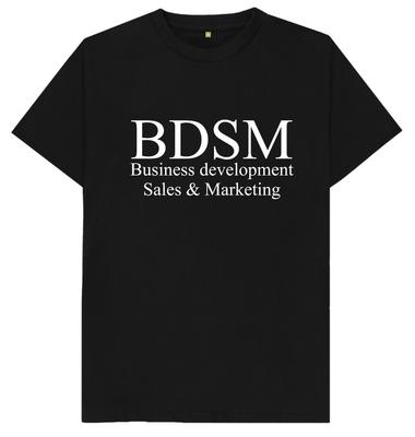 BDSM Развитие бизнеса Продажи Маркетинг Смешная шутка Юмор Подарок Футболка