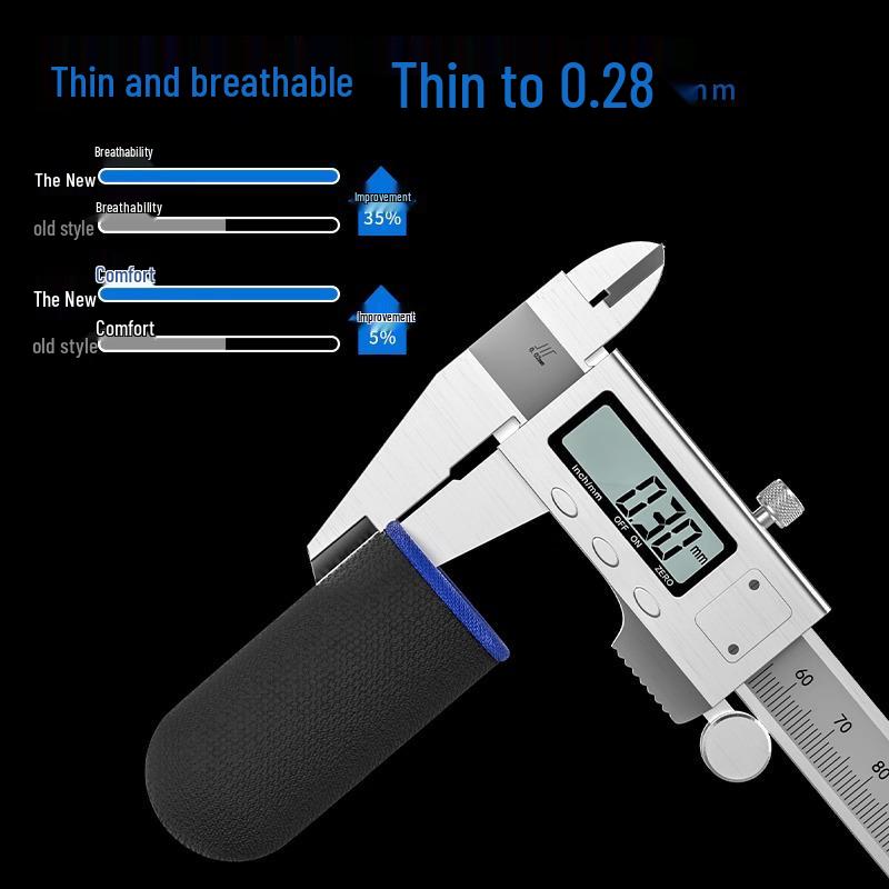 Esports Game Finger Sleeves: Sweatproof, Anti-Slip, Ultra-Thin Thumb Sleeves for Mobile Gaming (PUBG, King of Glory)