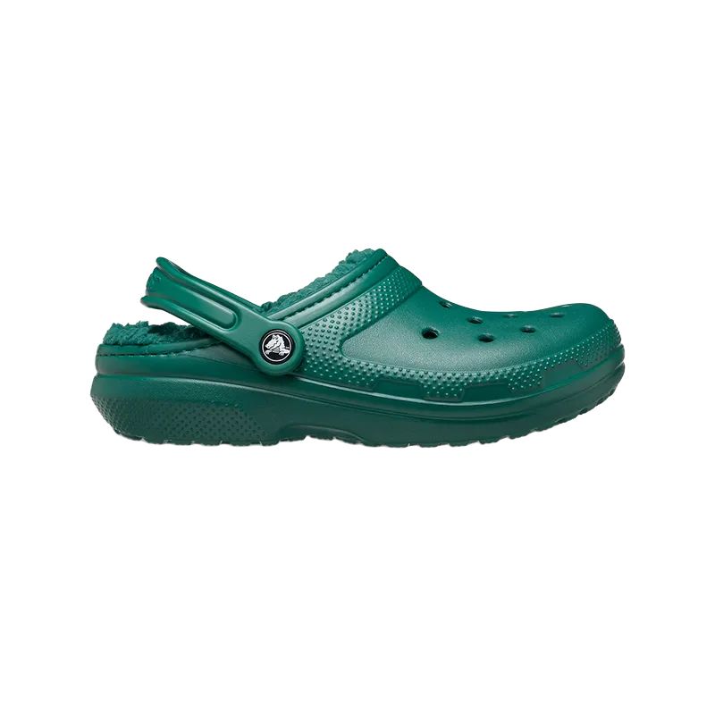 Crocs Теплые, легкие и удобные круглые тапочки-сабо для мужчин и женщин изумрудные