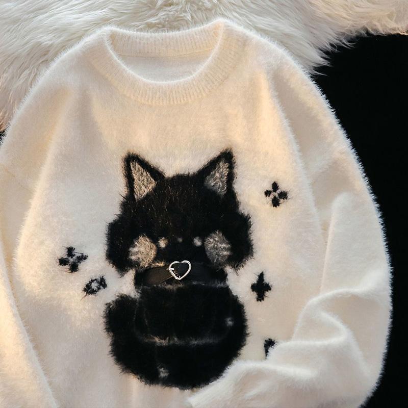 Свитшот для женщин из хлопка, свободный, большой, флисовый, утолщенный, удобный, с круглым вырезом, повседневный, пуловер, топ, свитшот