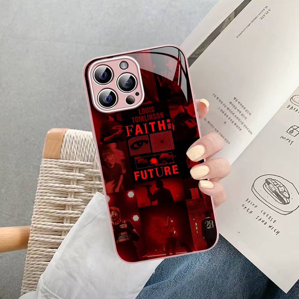 L-Luis M-Miguel Singer Для IPhone 14 13 12 Mini 11 Pro XS Max X XR 14 Plus Закаленное Стекло Чехол