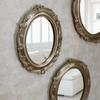 Набор из 3 настенных зеркал Sarah серо-коричневого цвета