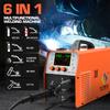 HITBOX 250A 6 In 1  Aluminum Welding Machine ARC MMA/MIG Gas Gasless/Lift TIG 2T 4T IGBT Inverter Semi-Automatic MIG Welder
