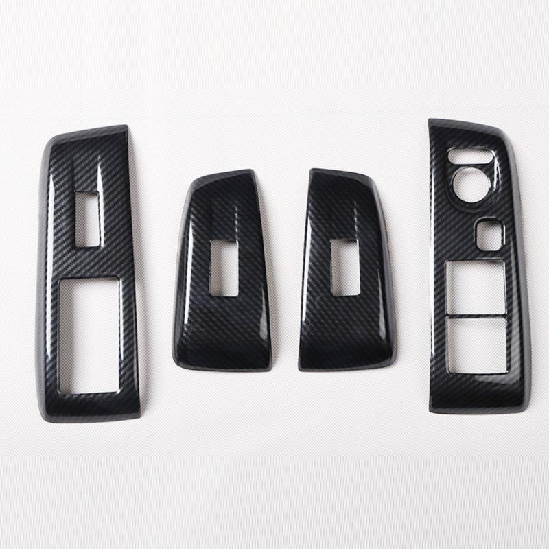 Suitable for Honda City 2008-2014 carbon fiber center console cover interior gear power window switch trim 2009 2010 2011 2012