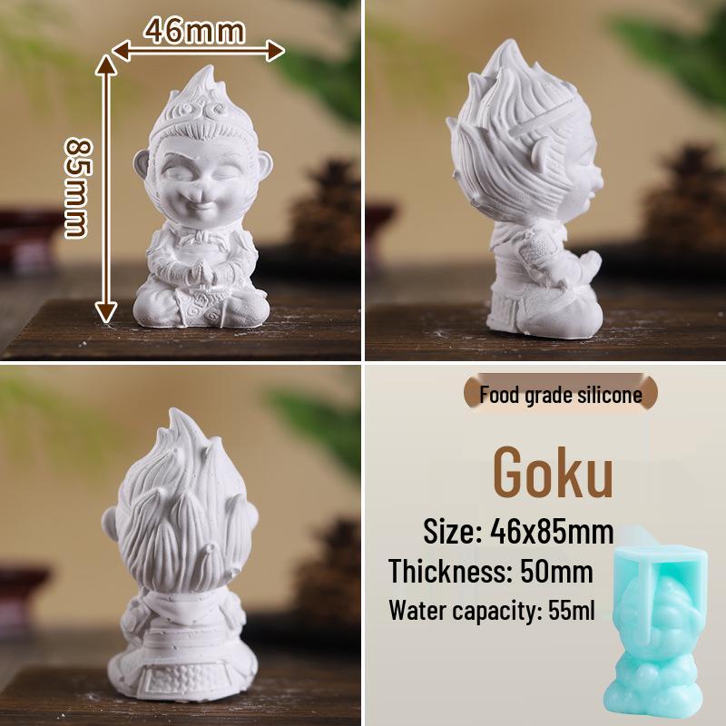 Силиконовая форма Гого для 3D мультфильма, DIY аромакамня, свечи или гипсового украшения.