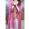 Women's Retro Literary Trench Coat - Hip-Length Mid-Season Outerwear, Street Style 2024 Spring/Summer/Autumn Fashion