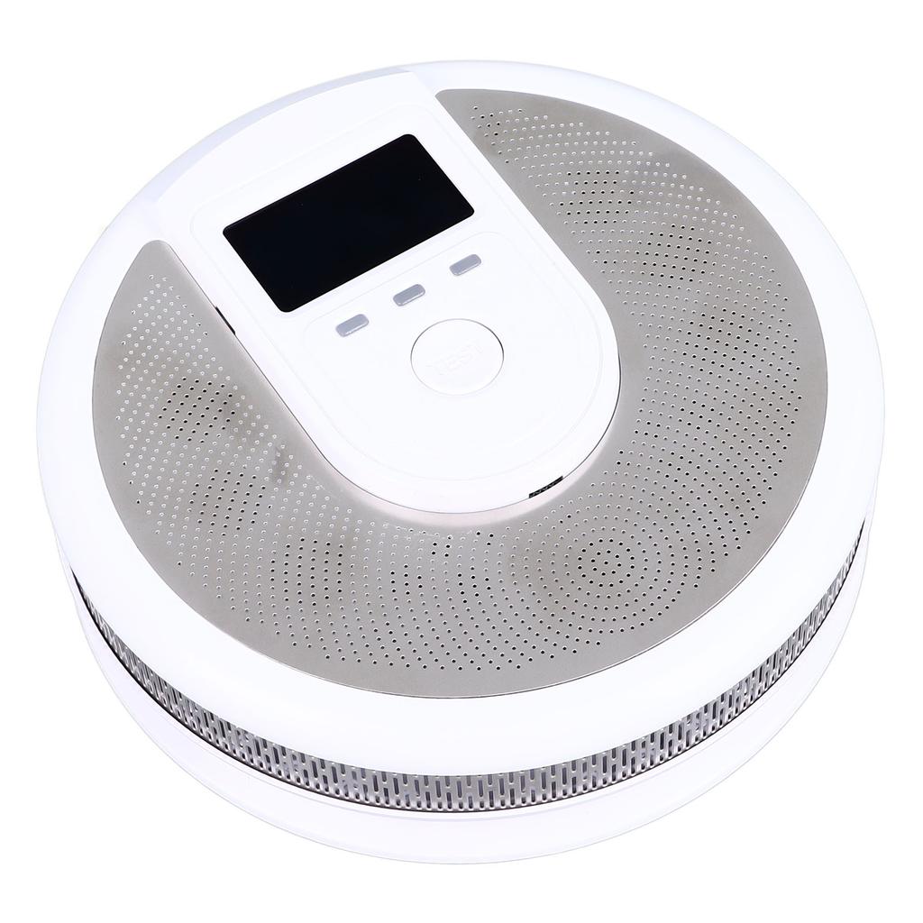 2 в 1 Детектор дыма с питанием от батареи Эффективное обнаружение Интеллектуальный датчик напоминания для дыма