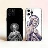 Judas the Loyal San Judas Tadeo Phone Case For iPhone 17,16,15,14,13,12,11 Plus,Pro Max,XS,Soft Silicone Black Cover