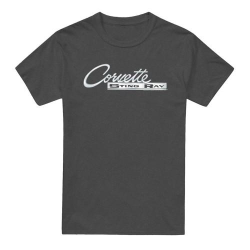 Chevrolet Unisex Adult Chrome Stingray Logo Heather T-Shirt