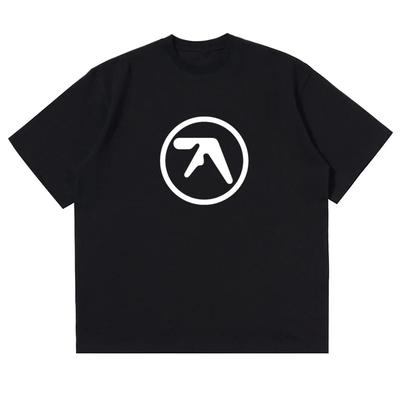2024 Корейский стиль Мужская футболка Хлопок Aphex Twin Y2k Уличная одежда Графический Корейская мода Принт Харадзюку Винтаж Топы Футболки Оверсайз