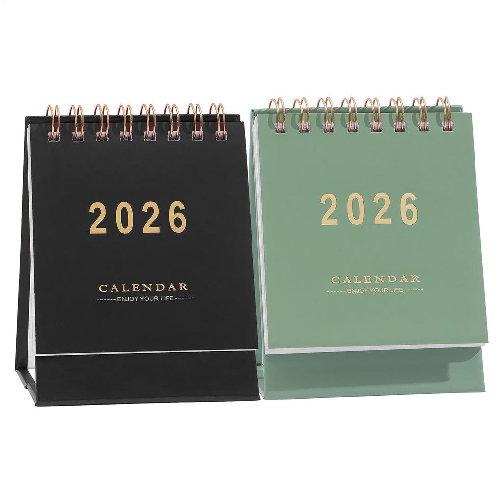 Настольный календарь 2025-2026 мини-календарь маленький настольный календарь креативный календарь на спирали планер настольное украшение офисные канцелярские товары
