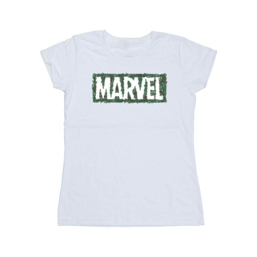 Marvel Womens/Ladies Holly Logo Cotton T-Shirt