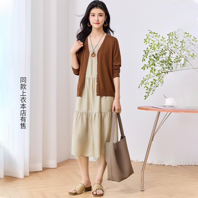 100% Pure Silk Mulberry Silk Summer Dress