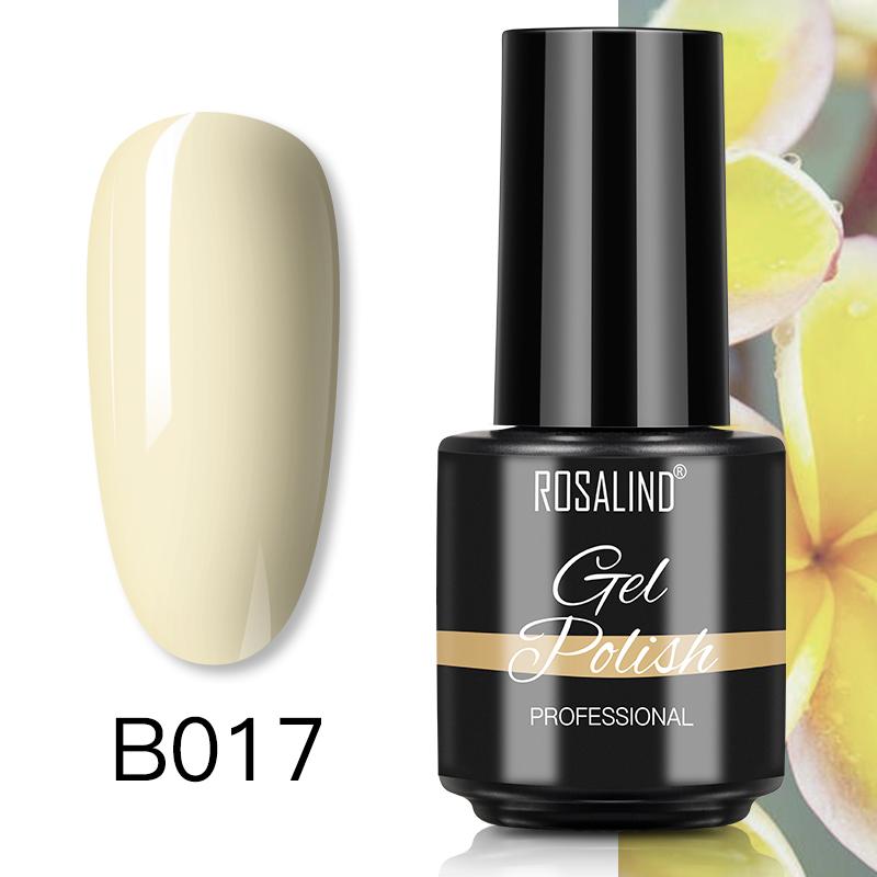 ROSALIND 7ml Soak Off Гель-лак яркий для дизайна ногтей LED / УФ-лампа