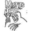 Мужская черная футболка с графическим принтом Misfits Skull Reaper, повседневный уличный топ