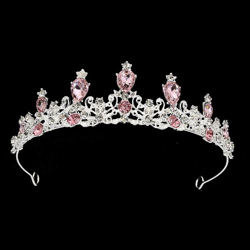 Bridal Jewelry Children's Hairband Headband Alloy Birthday Party Crown Flowers Dress Up Hair Accessories Princess Crown