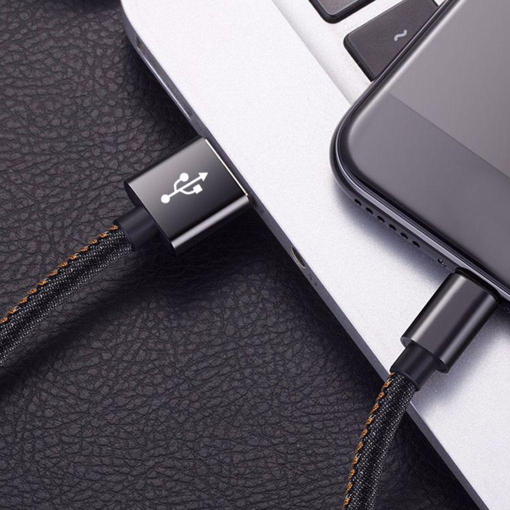 Джинсовый кабель для быстрой зарядки и передачи данных USB шнур питания Подходит для Android Type-C