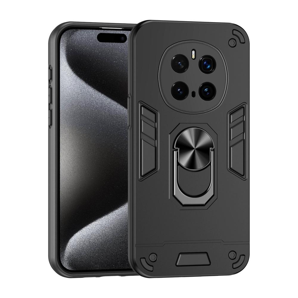 KEYSION Противоударный чехол для HONOR Magic 7 Pro 5G Silicone+PC Slide Camera Защитное кольцо Подставка для телефона Чехол для Honor Magic7 Pro