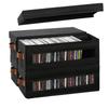 Большая емкость Упаковка для CD Портативный чехол для CD DVD Сумка для хранения из нетканого материала с крышкой для дома офиса автомобиля Коробка для CD Аксессуары P9X3