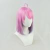 Аниме VTuber Himemori Luna Wig Hololive Girls Косплей Youtuber Градиент Розовый Фиолетовый Короткие Прямые Термостойкие Парики Волос