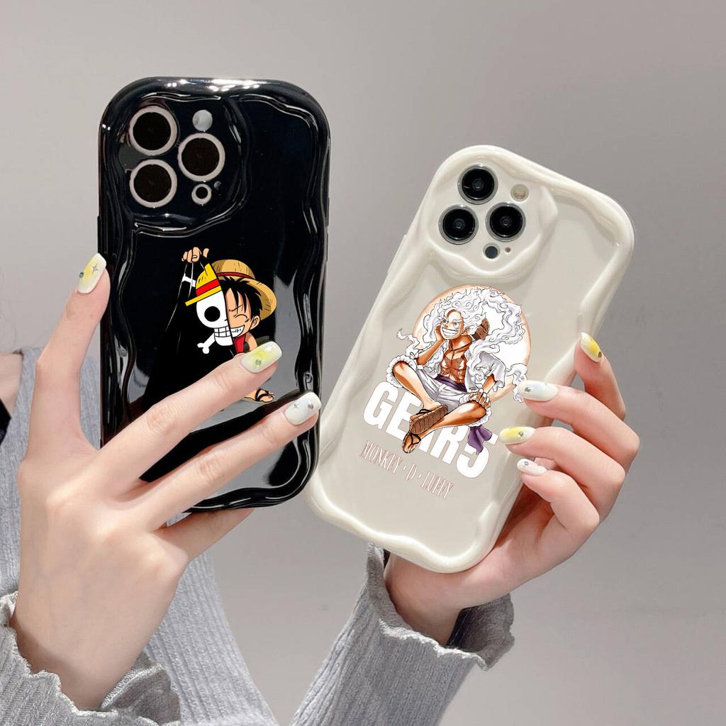 Чехлы для телефонов LZ28 One Piece Luffy Gear 5 Clear Soft Wave для Samsung S24 S23 Ultra S20 FE A54 A14 A52s A51 S10 Huawei Honor 90, защитная задняя крышка