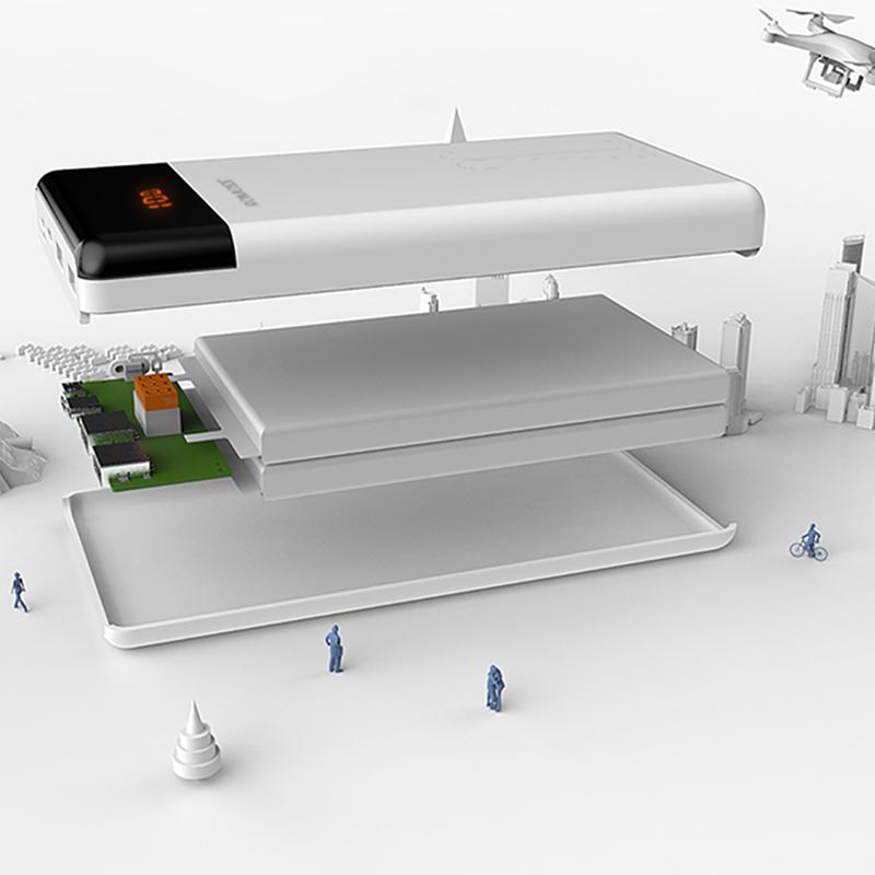 ROMOSS LT20 Power Bank 20000 мАч Портативная зарядка Powerbank 20000 мАч Внешнее зарядное устройство Poverbank для iPhone 13 Xiaomi Mi
