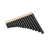 16 Pipe Pan Flute for Music Enthusiasts, C Key, Portable Instrument Performance