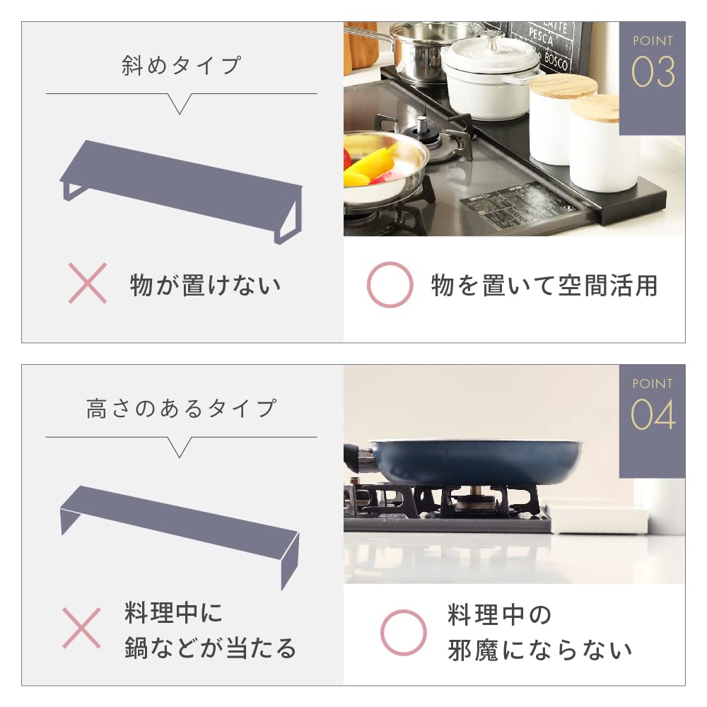 Крышка вытяжного отверстия Smart Flat Stove Thin Slim Tsubame Sanjo Black [CICADA] (60см, (Сталь))