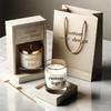 Custom logo and Packaging Soy Wax Customised Glass Jar Aromatherapy Aroma Scent Bougie Candle Gift Set