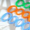 Portable Size Physical Stretch Resistance Band 7 Ring Pull Up Assist Band  Arm Exercise
